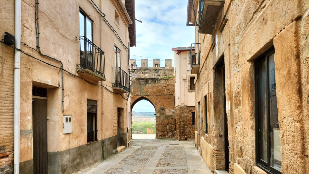 Calles y monumentos de la localidad de Monteagudo de las Vicarías