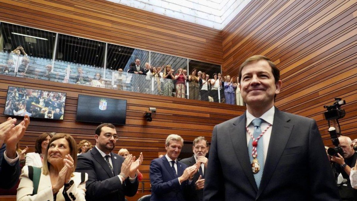 Toma de posesión de Alfonso Fernández Mañueco como presidente de la Junta de Castilla y León.