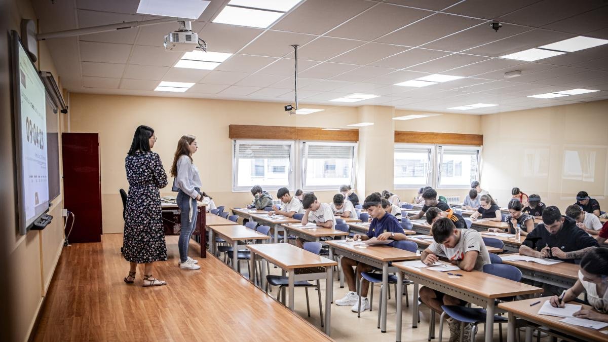Estudiantes de Soria en la PAU.