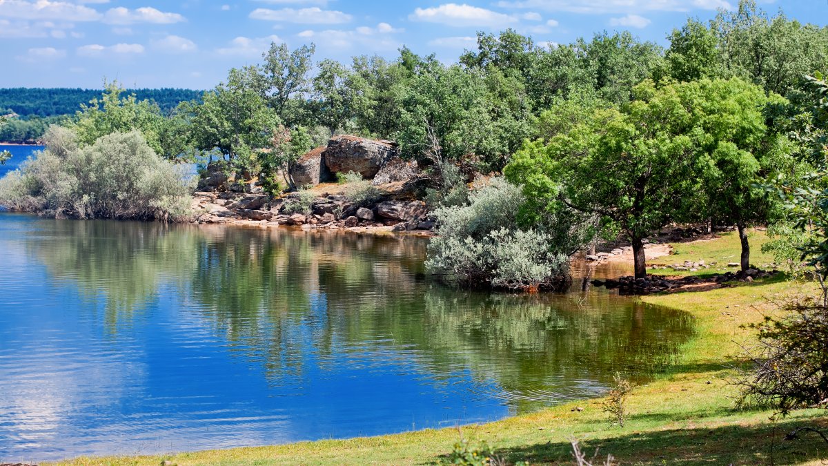 El río Duero a su paso por la Comarca de Pinares