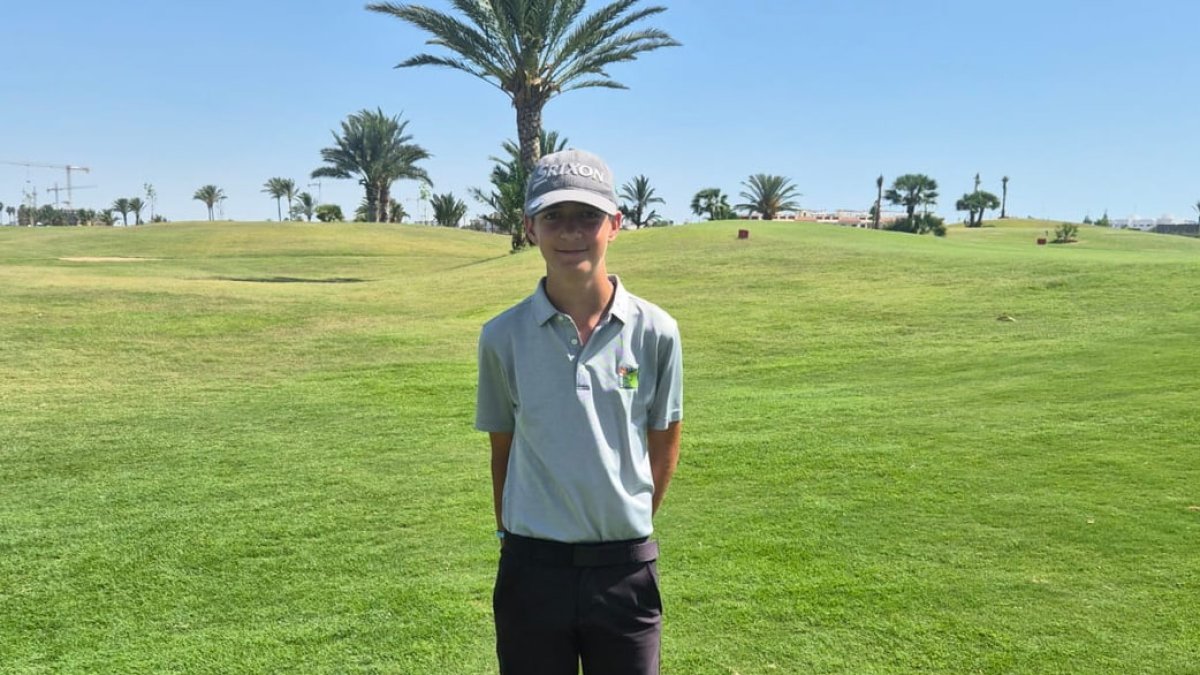 Enzo Jiménez compite en el Campeonato de España Infantil que se celebra en tierras murcianas.