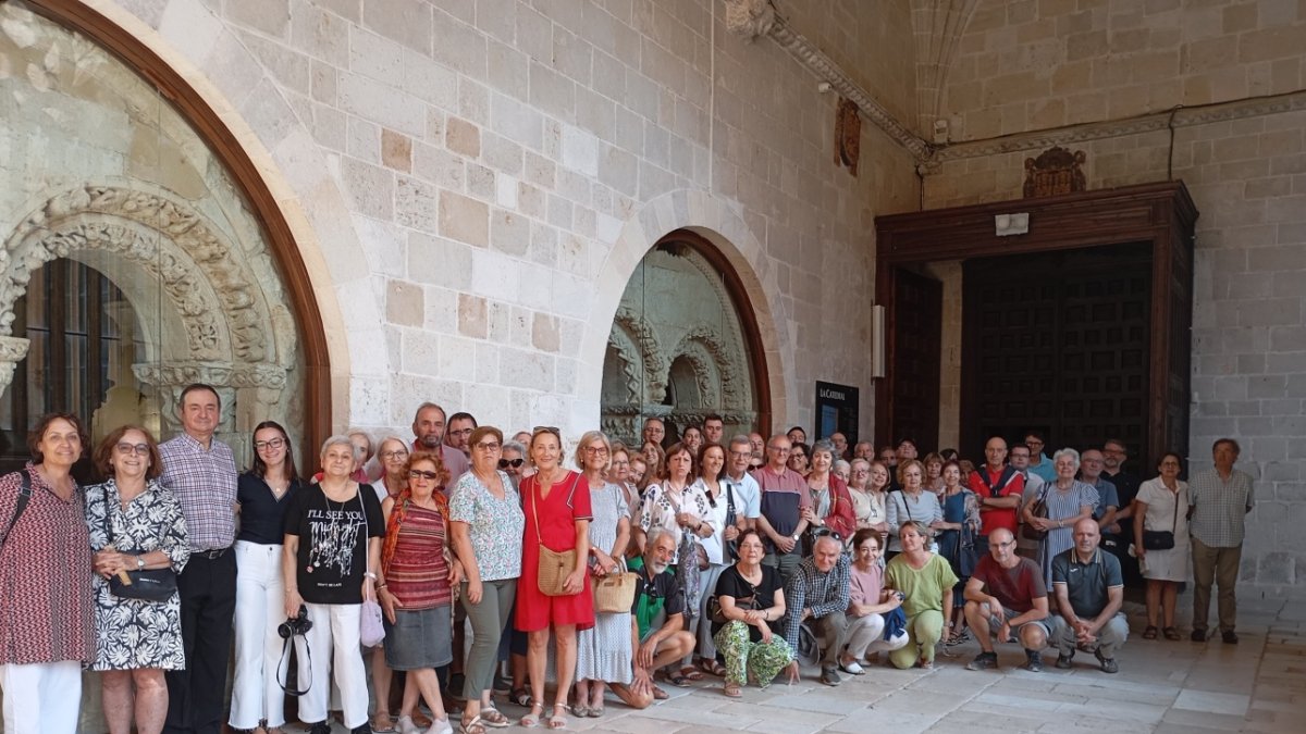 Alumnos del curso de verano de Santa Catalina en una edición anterior.