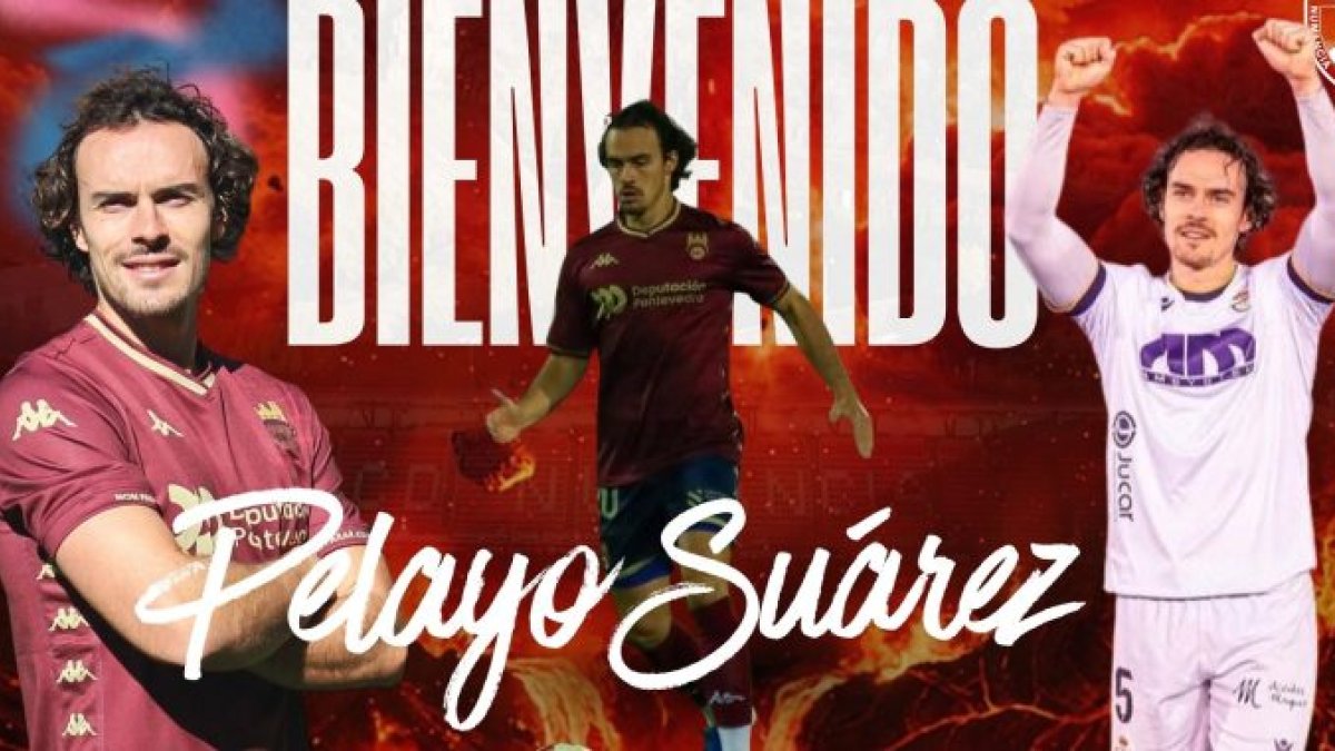 Pelayo Suárez es el quinto fichaje del Numancia para la próxima temporada.