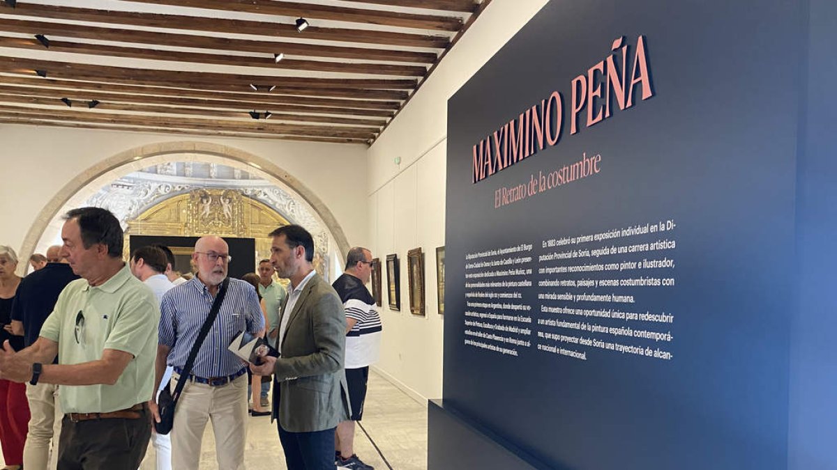 El Burgo de Osma acoge esta exposición antológica del pintor Maximino Peña
