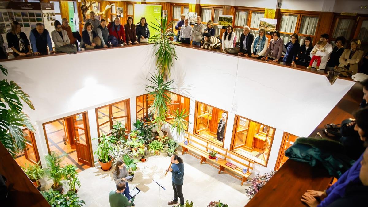 Concierto realizado en el interior de la Uned en Soria.