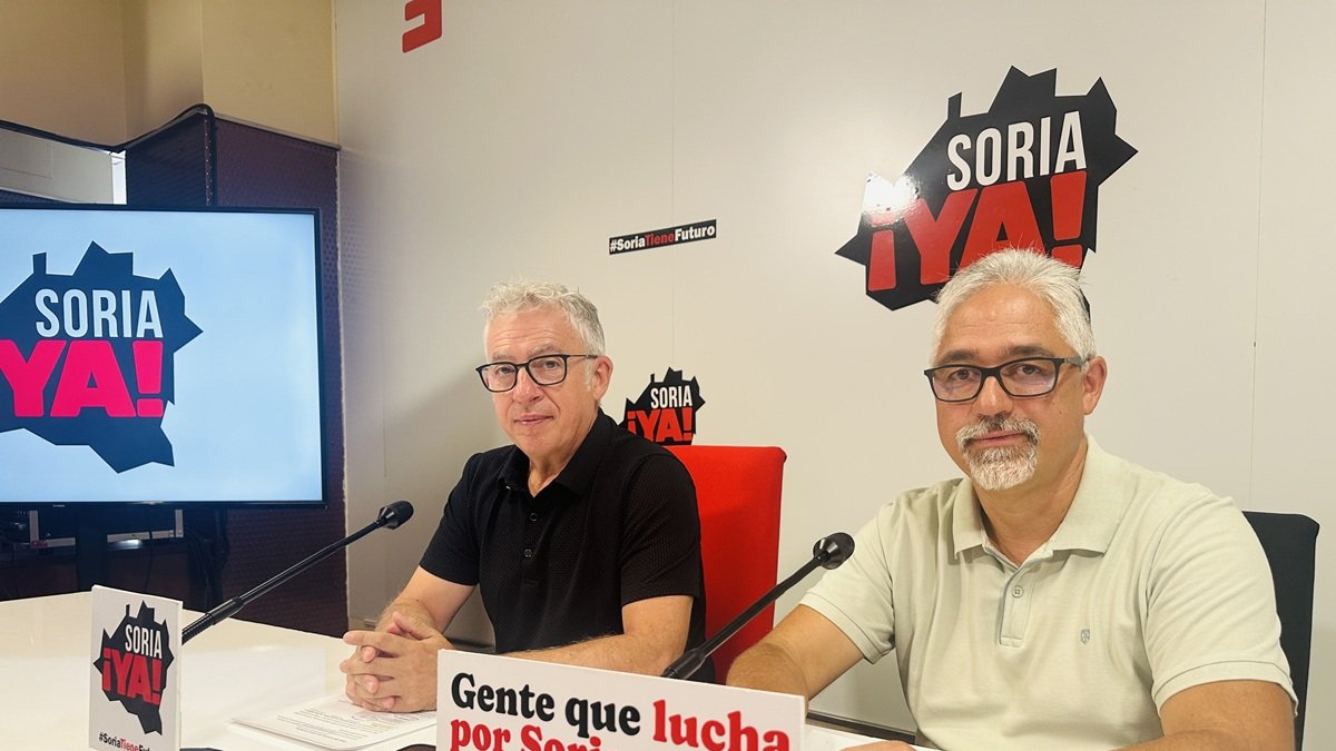 Ángel Ceña y Carlos Vallejo, de Soria Ya.