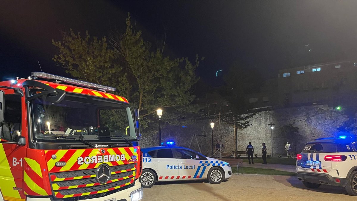 El suceso movilizó tanto a bomberos como a Policía Local de Soria.