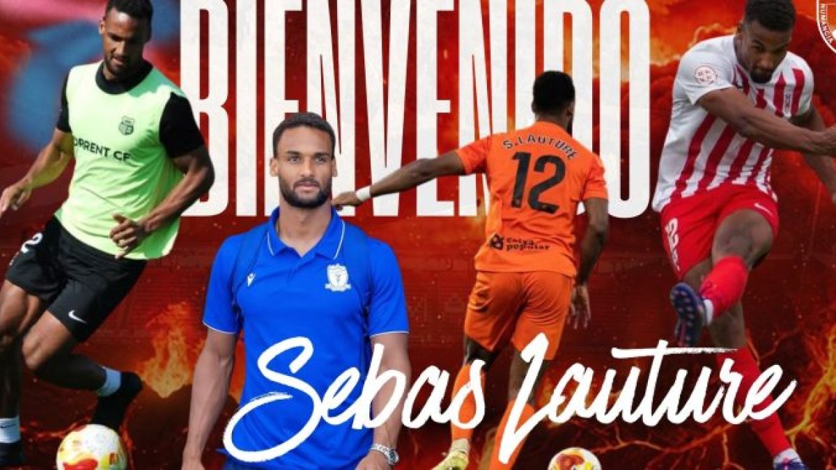 Sebas Lauture llega para reforzar el centro del defensa del Numancia tras las lesión de Fran González.