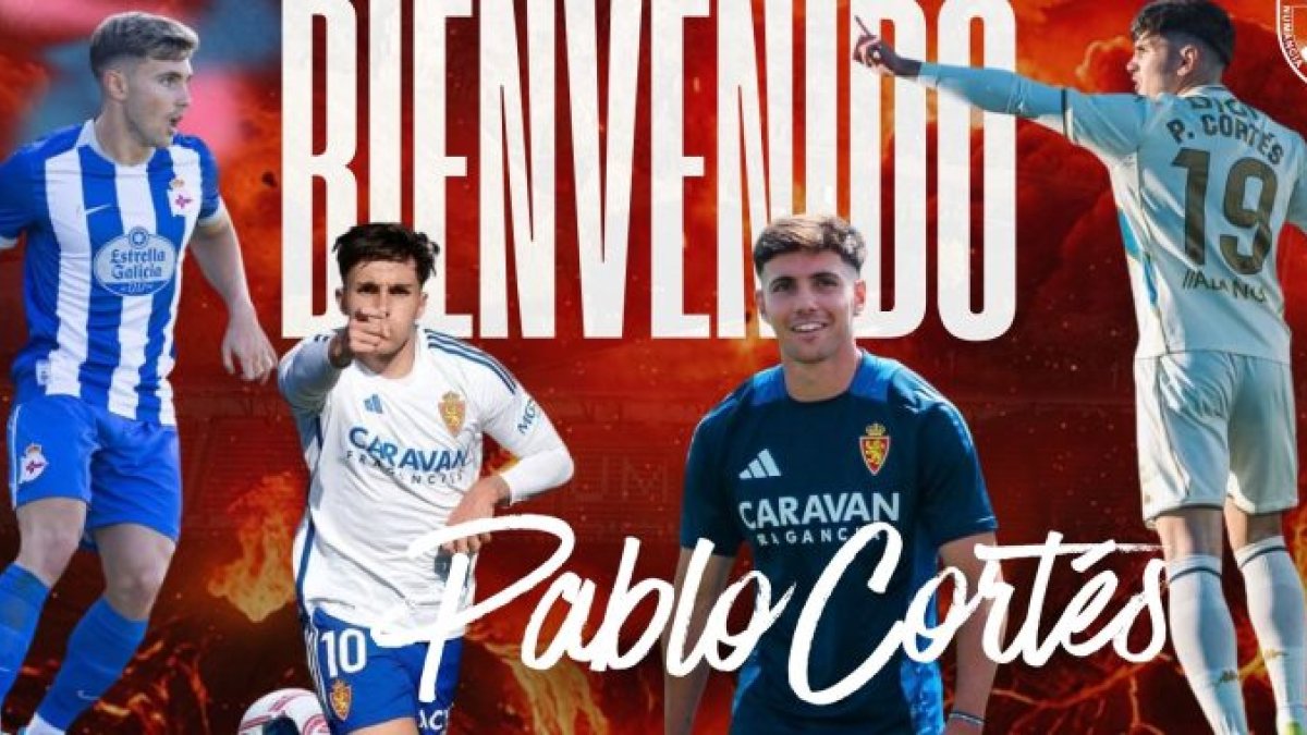 Pablo Cortés llega procedente del Fabril para reforzar el ataque del Numancia