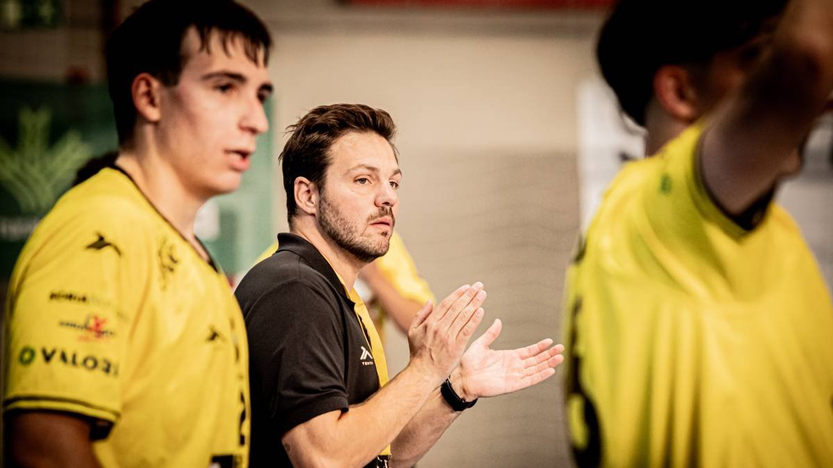 Oriol Castellarnau en el partido del pasado sábado ante Alcobendas.