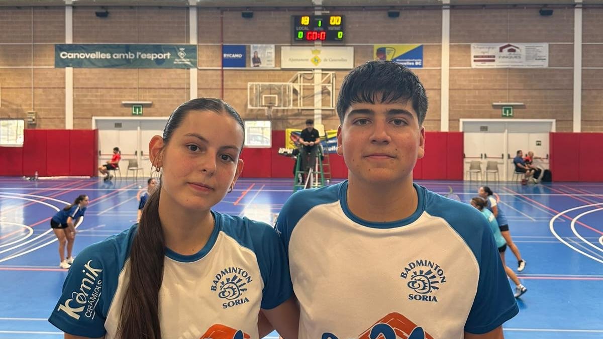 Jimena Ayllón y Daniel Marín durante una competición.