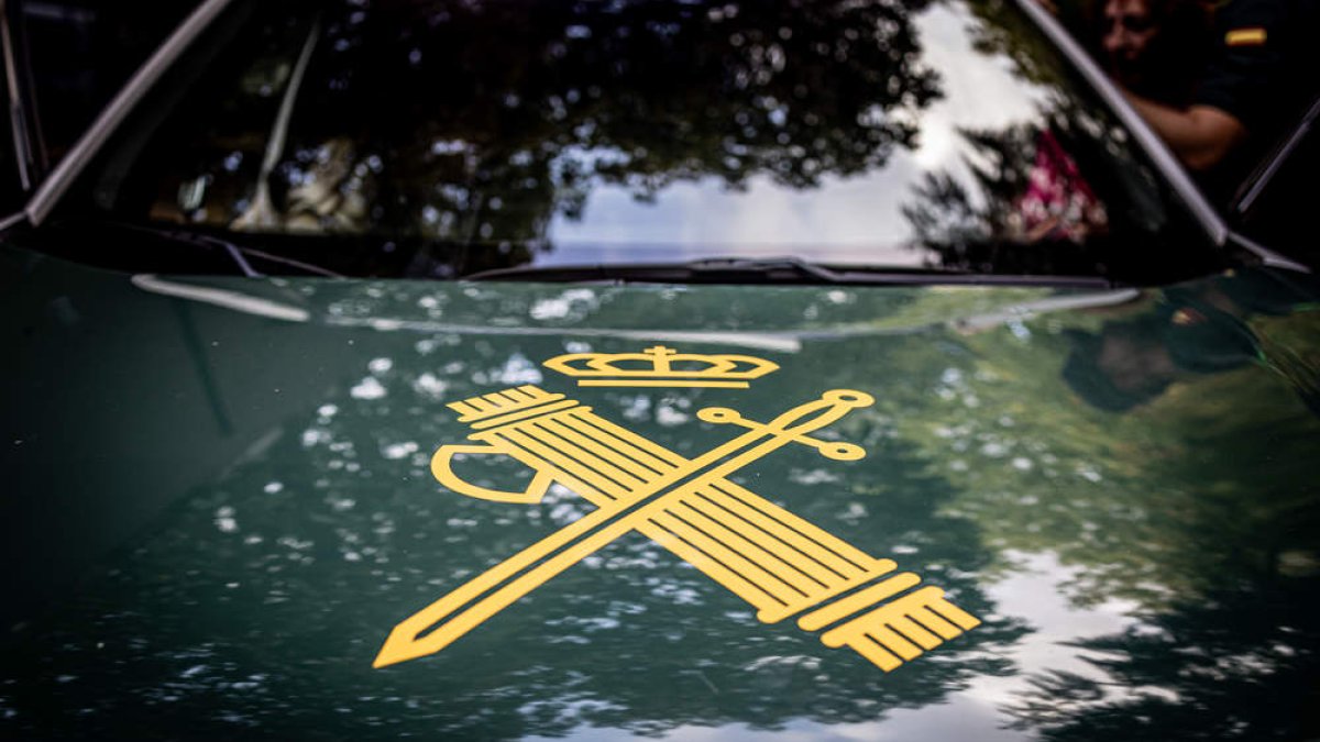 Vehículo de la Guardia Civil.