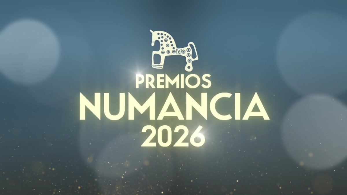 Acto de entrega de los Premios Numancia 2026, desde el Palacio de la Audiencia de Soria, el 14 de octubre de 2026 a las 19:00 .