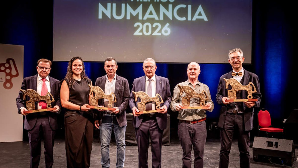Galardonados en los Premios Numancia 2026