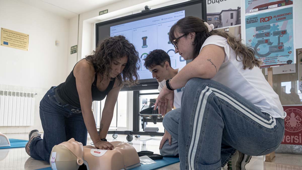 El Campus de Soria se moviliza por la salud cardíaca.