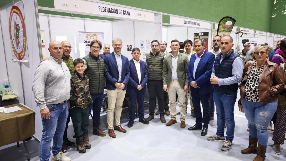 El director general del Instituto Tecnológico Agrario de Castilla y León (Itacyl), David González Huerta, en la VI Copa de Ávila San Huberto.
