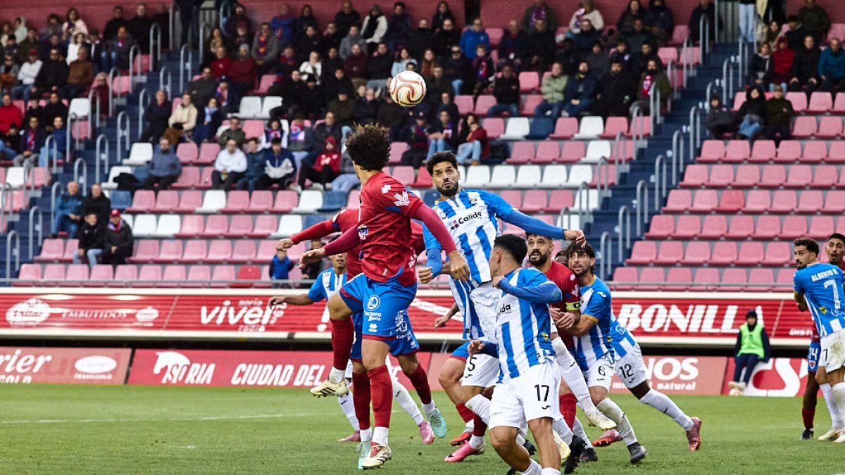 Tercer empate consecutivo del Numancia ante el Talavera.