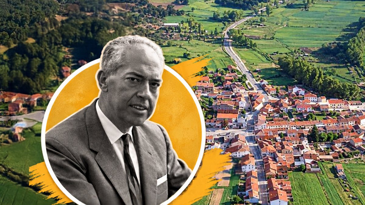 Composición de Juan Antonio Gaya Nuño, doctor en la especialidad de Historia en 1935, sobre su pueblo (Tardelcuende) en Soria.