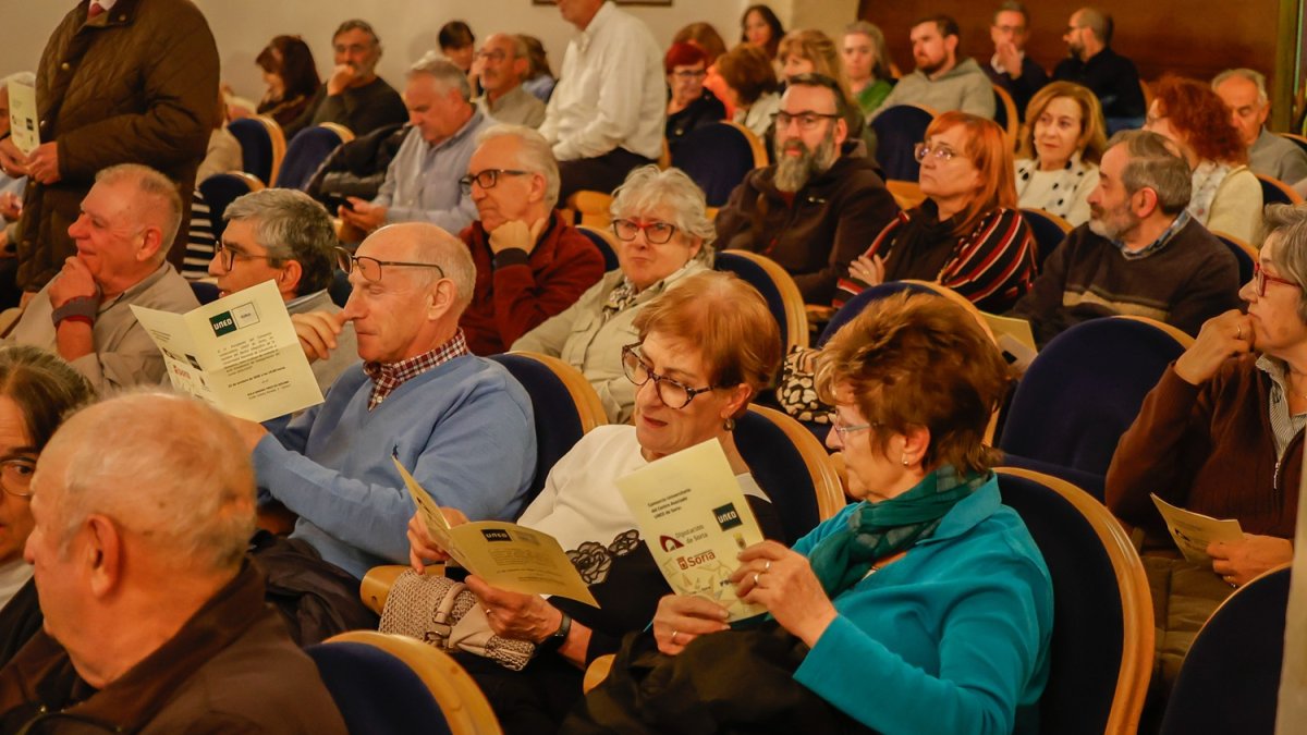 Acto académico de inauguración del 50º curso del centro de la UNED en Soria este jueves.