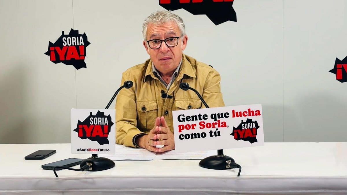El procurador de Soria Ya, Ángel Ceña.