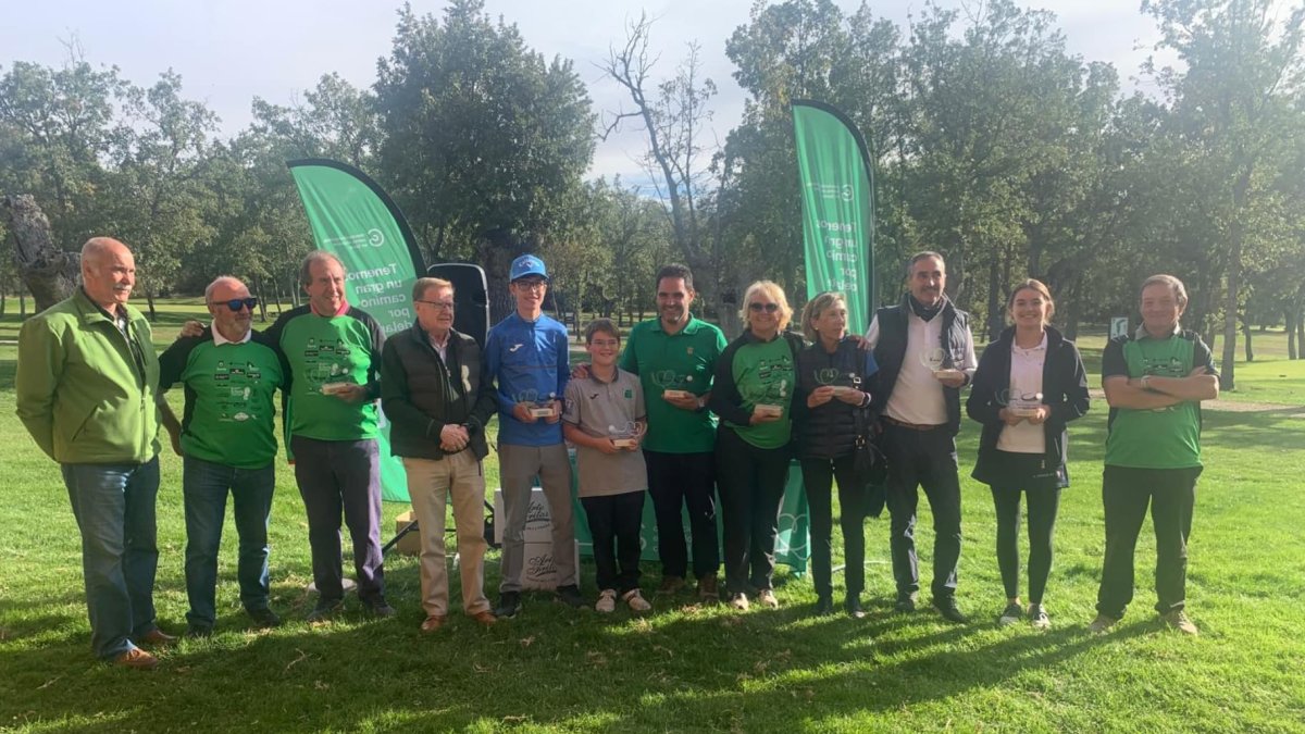 Cuadro de ganadores del torneo celebrado en el Club de Golf Soria.