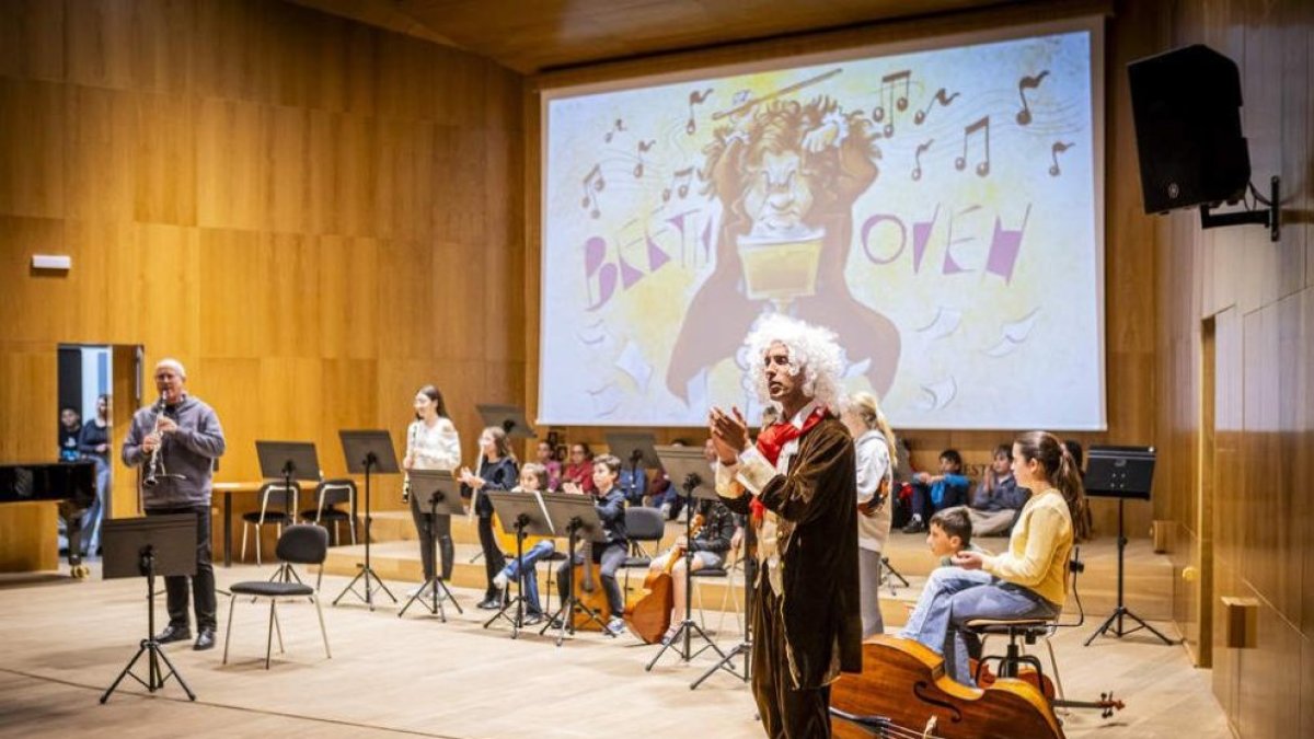 Una de las actividades del Conservatorio de Música Oreste Camarca.
