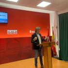 Carlos Martínez Mínguez en la rueda de prensa de la Junta de Gobierno.