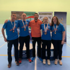 Los competidores del club soriano en la cita de Aranda.
