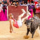 Un susto en la tarde del Viernes de Toros