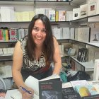 La autora soriana Carmen Ruth Boillos en la Feria del Libro de Madrid.