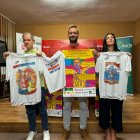 Abel Antón, Manu Salvador y Soledad Soriano en la presentación de la Media Maratón.