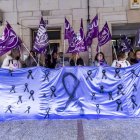Los sindicatos leyeron el manifiesto y guardaron un minuto de silencio