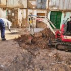 Trabajos de excavación en San Esteban de Gormaz.