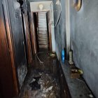 El incendio se declaró en la planta baja de la vivienda de Matanza de Soria.