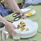 El nuevo horario de comedor es dos horas más tarde del habitual hasta ahora. MARIO TEJEDOR