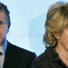 Esperanza Aguirre y Francisco Granados.-