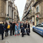 Participantes en la cita europea en las calles de Palermo. HDS