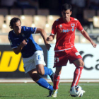 Bedoya en el encuentro de la primera vuelta ante el Xerez. / Área 11-