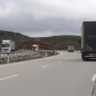 La autovía A-2 a su paso por el término de Lodares.-VALENTÍN GUISANDE