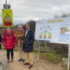 Presentación de la señalización inteligente en Soria que 'calcula' y avisa sobre el riesgo de accidentes por atropello de animales en cada momento. HDS