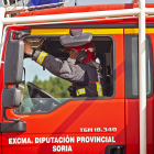 Bomberos del parque comarcal de El Burgo de Osma - MARIO TEJEDOR