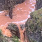 Crecida en el cañón de Río Lobos.-HDS