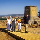 Visita a la nueva pasarela de Numancia.-MARIO TEJEDOR