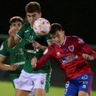 David González en un lance del partido ante el conjunto navarro del San Juan. ÁREA 11