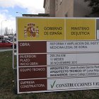 Las obras del Instituto se paralizaron cuando la adjudicataria entró en concurso de acreedores. / VALENTÍN GUISANDE-