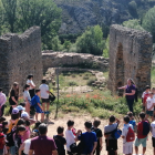 Visita a la muralla en la zona de San Ginés. HDS