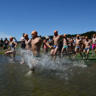 Con una importante participación se celebró la tercera edición de la travesía al embalse de la Cuerda del Pozo.