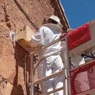 Los bomberos retiran el enjambre de abejas en Osma