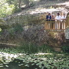 El consejero visitó el Cañón del Río Lobos con la delegada territorial.