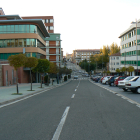 Calle céntrica en Ólvega.